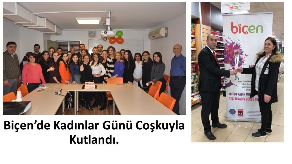 Biçen’de Kadınlar Günü Coşkuyla Kutlandı.