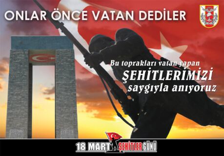 18 Mart Çanakkale Şehitleri Anma günü