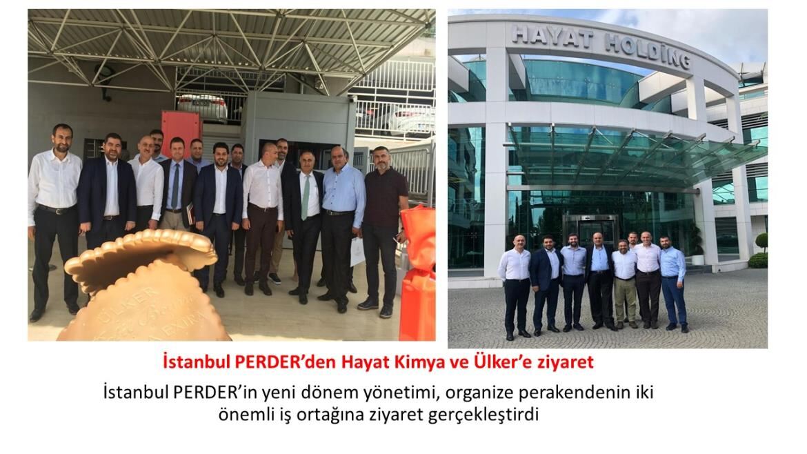 İstanbul PERDER’den Hayat Kimya ve Ülker’e ziyaret