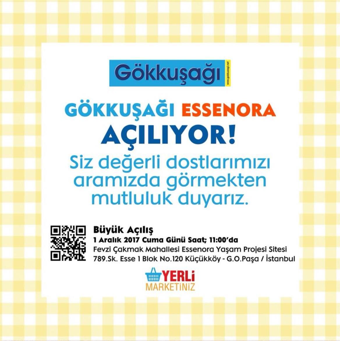 GÖKKUŞAĞI MARKET ŞUBE AÇILIŞI