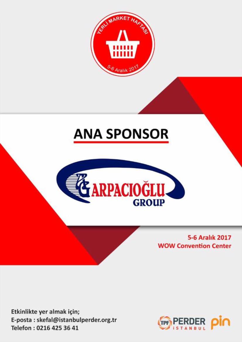 Yerli Market Haftası Ana Sponsoru 