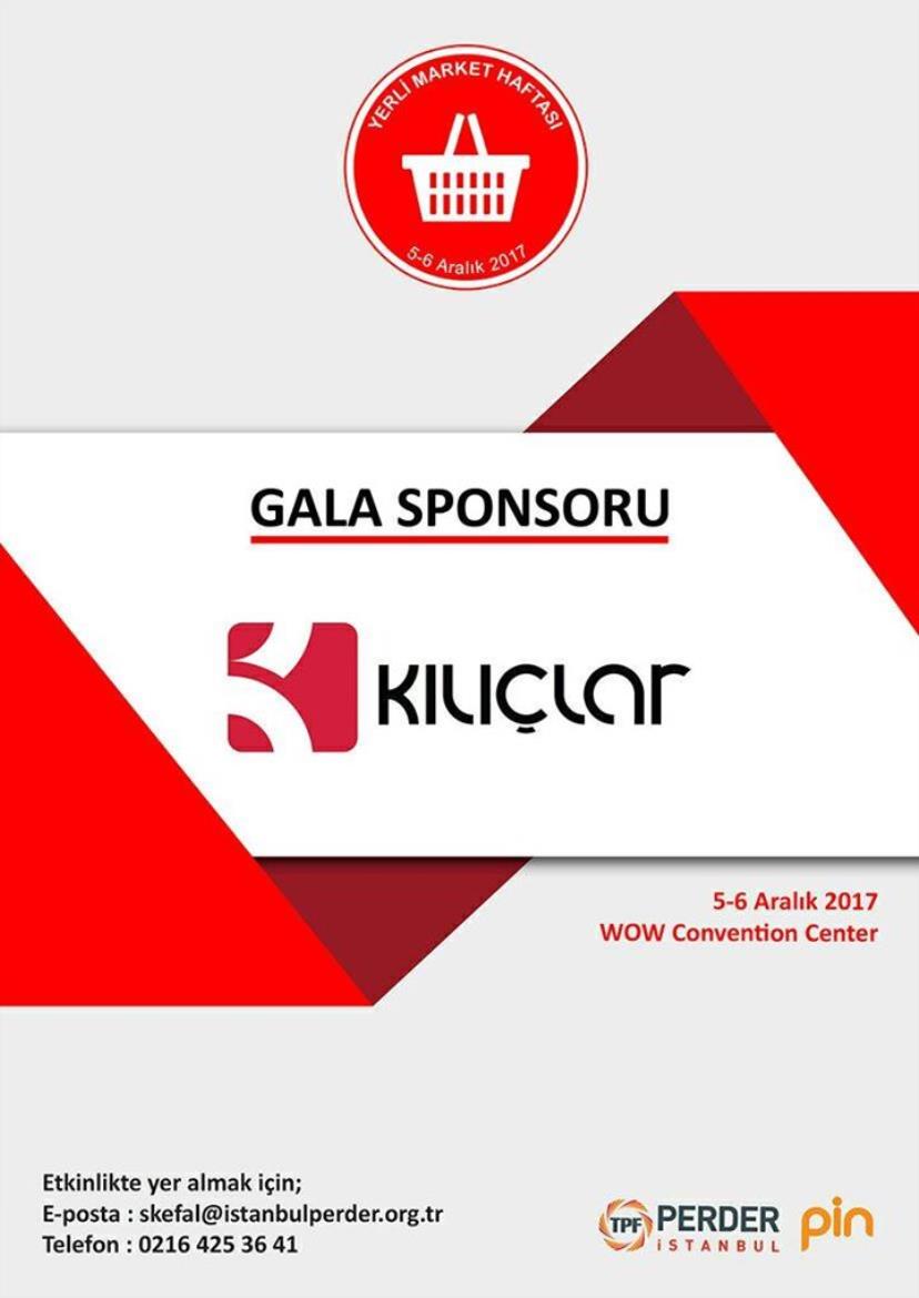 Yerli Market Haftası Gala Sponsoru 