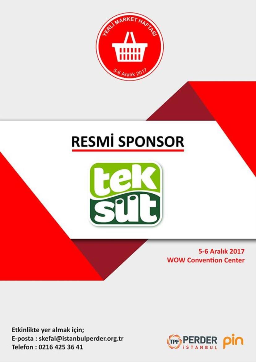 Yerli Market Haftası Resmi Sponsoru 