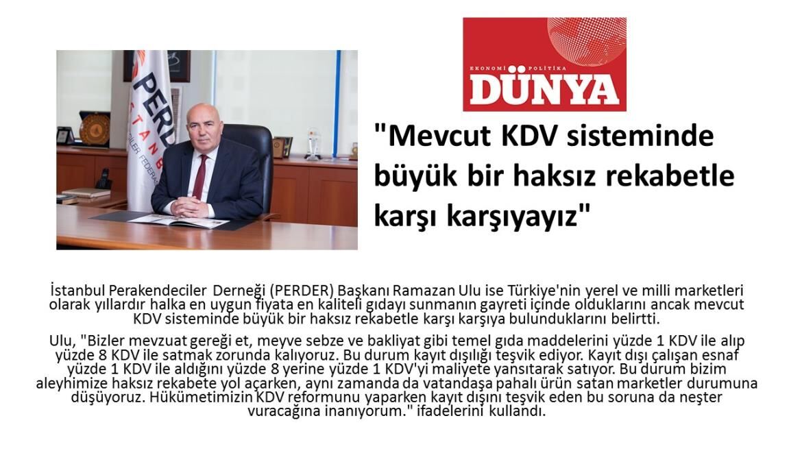 Basında İstanbul PERDER