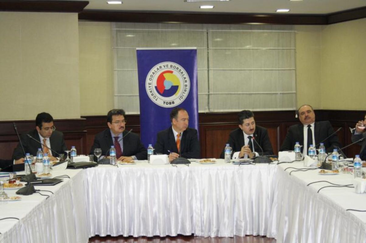 İHSAN BIÇEN TOBB TOPLANTISINDA