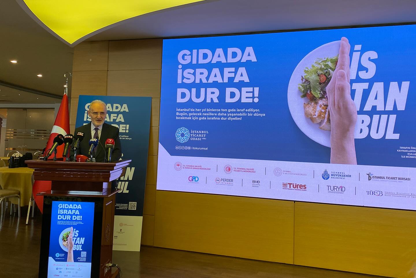 İstanbul PERDER’den Gıda İsrafına Karşı Güçlü Destek