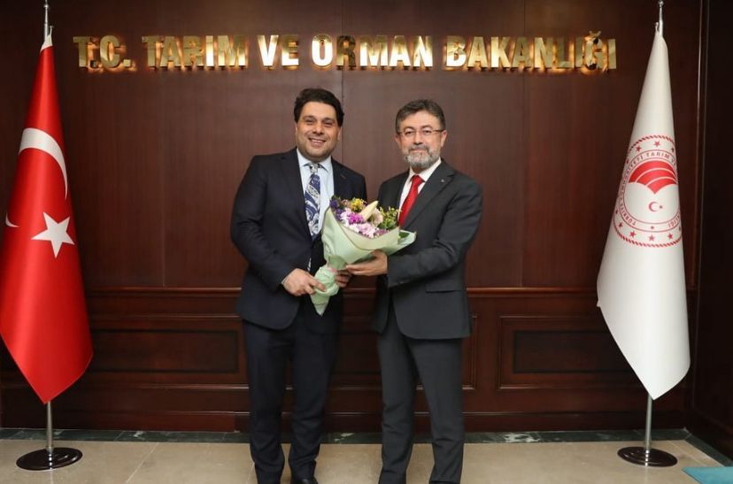 Başkanımız Faruk Güzeldere Tarım ve Orman Bakanımız Sayın İbrahim Yumaklı'yı ziyaret etti