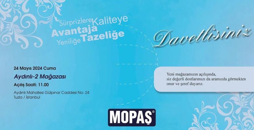 Mopaş Market Şube Açılışı...
