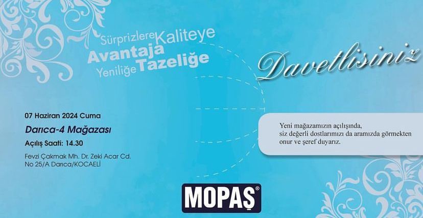 Mopaş Market Şube Açılışı...
