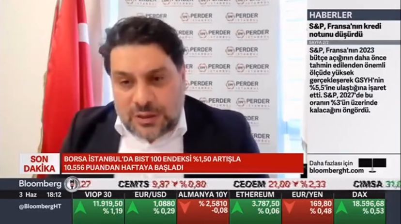 Başkanımız Faruk Güzeldere, Sektör Sorunlarını BloombergHT'de Dile Getirdi.