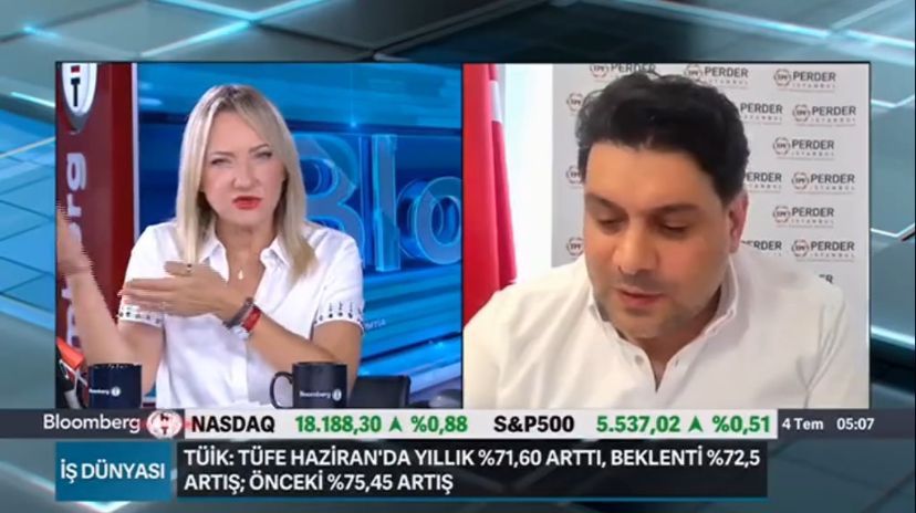 Başkanımız Faruk GÜZELDERE, BloombergHT Canlı Yayın Konuğu Oldu. 