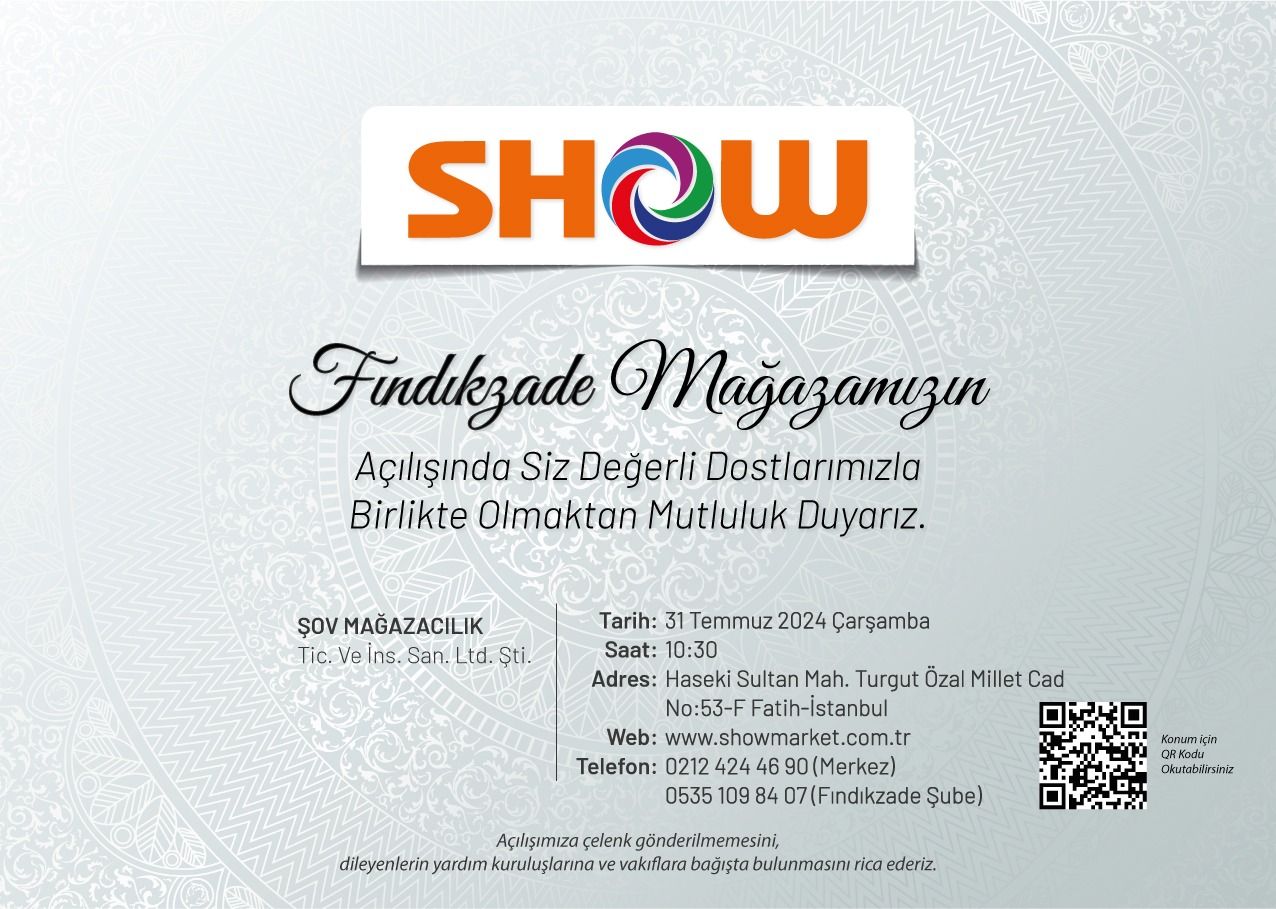 Show Market Şube Açılışı...
