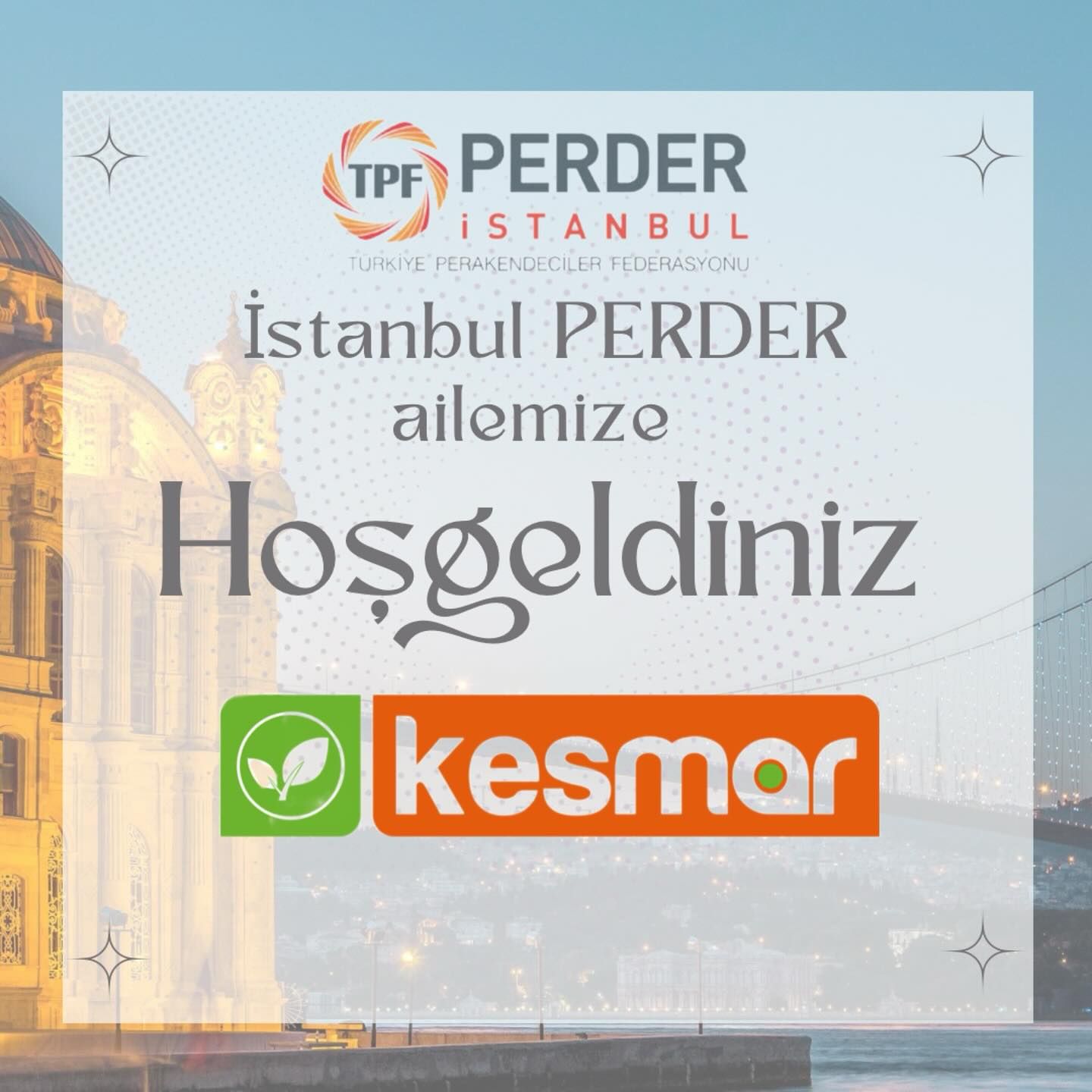 Kesmar Market, 2025 Yılıyla Birlikte İstanbulPERDER Ailesinde!