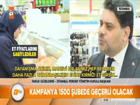 İSTANBUL PERDER ÜYELERİ ET FİYATLARINI SABİTLEDİ. İŞTE O MARKETLER VE HABERİN DETAYLARI.