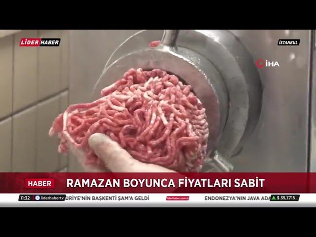 İSTANBUL PERDER ÜYELERİNDE KIRMIZI ET FİYATLARI SABİTLENDİ.