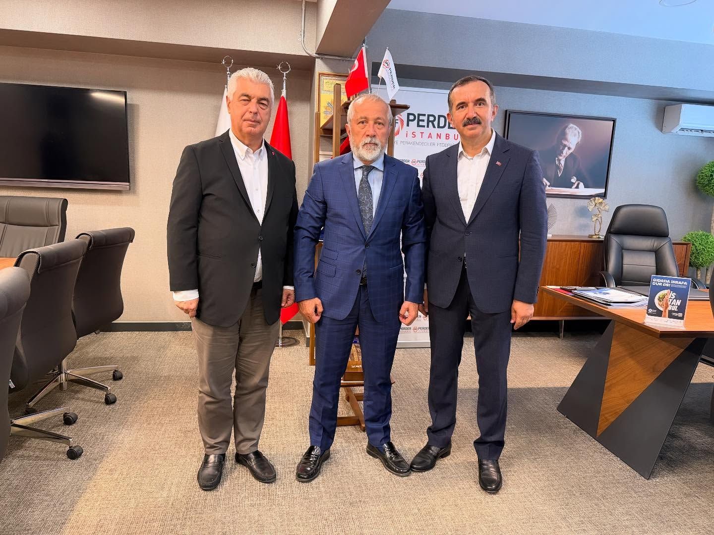 İTO Başkan Yardımcısı Ahmet Özer ve Heyetinden Başkan Kartal’a Ziyaret