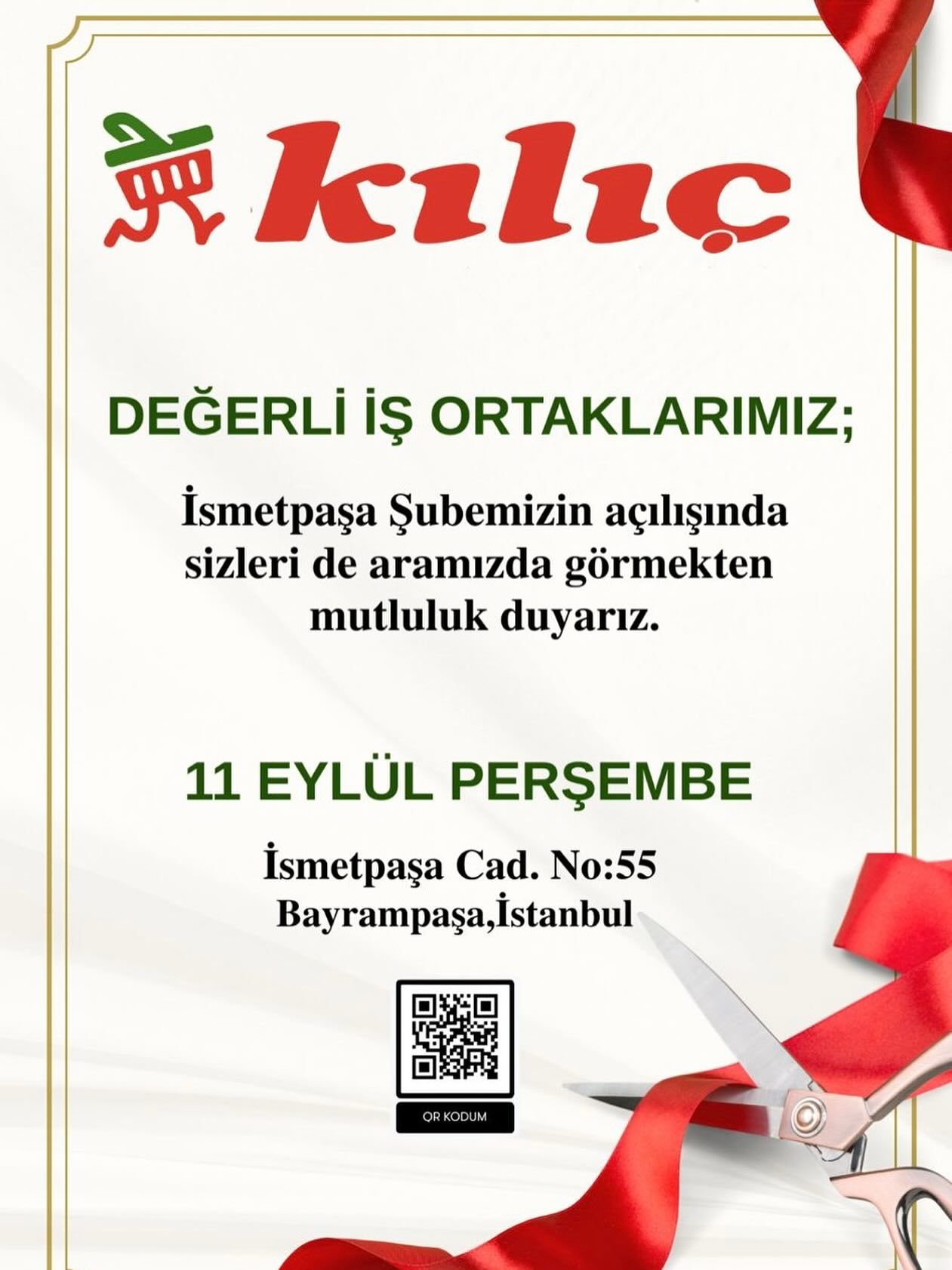 Kılıç Market’ten Bayrampaşa’da Yeni Şube