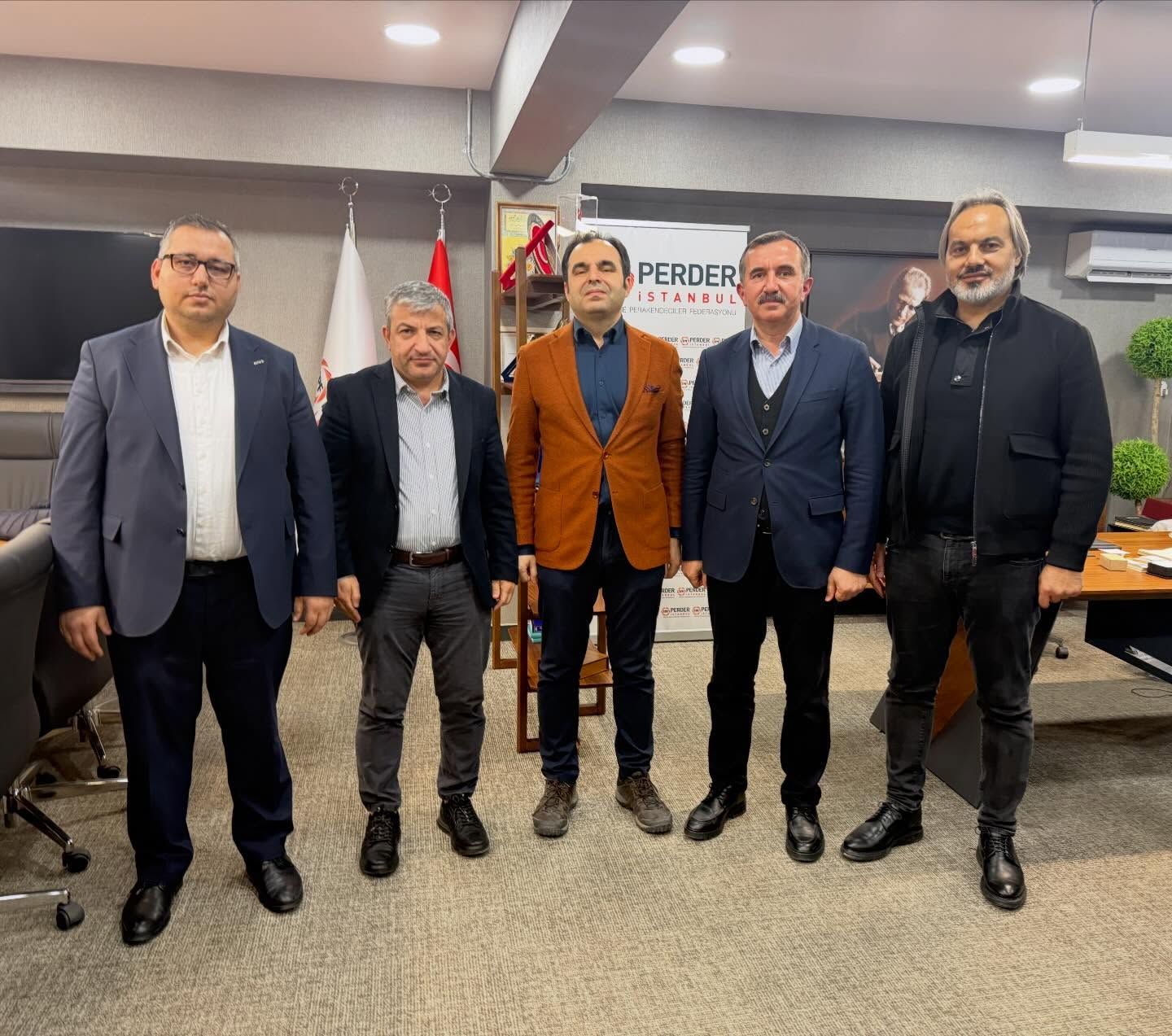 MÜSİAD Tarım, Gıda ve Hayvancılık Sektör Kurulu Başkanı Emrullah Gökhan ve beraberindeki heyeti, Başkanımız Rahmi KARTAL’ı makamında ziyarette bulundu.